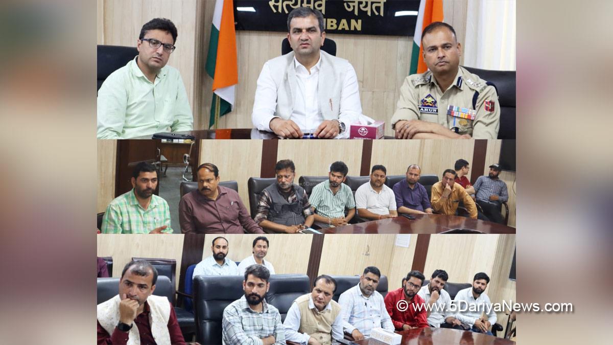Mohammad Alyas Khan, Ramban, Deputy Commissioner Ramban, Nasha Mukt Jammu Kashmir Abhiyan, NMBA, Nasha Mukt Ramban