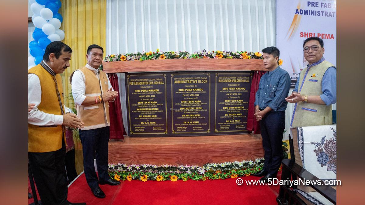 Pema Khandu, Itanagar, Arunachal Pradesh, Chief Minister of Arunachal Pradesh