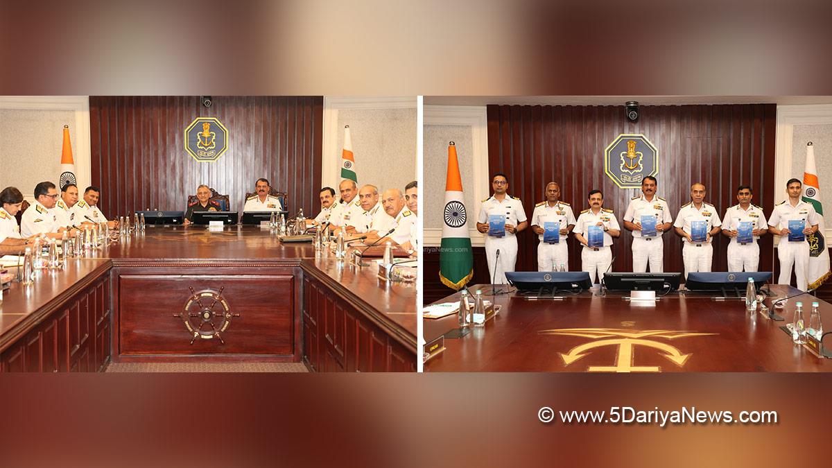 Military, Indian Navy, Admiral Dinesh K Tripathi, Chief of Naval Staff, Naval Commanders Conference 2026, General Anil Chauhan, Chief of Defence Staff