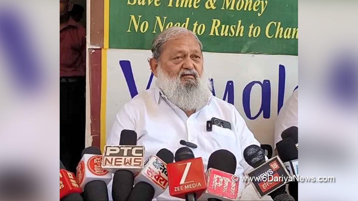 Anil Vij, Haryana, Ambala, Bharatiya Janata Party, BJP, BJP Haryana, Chandigarh