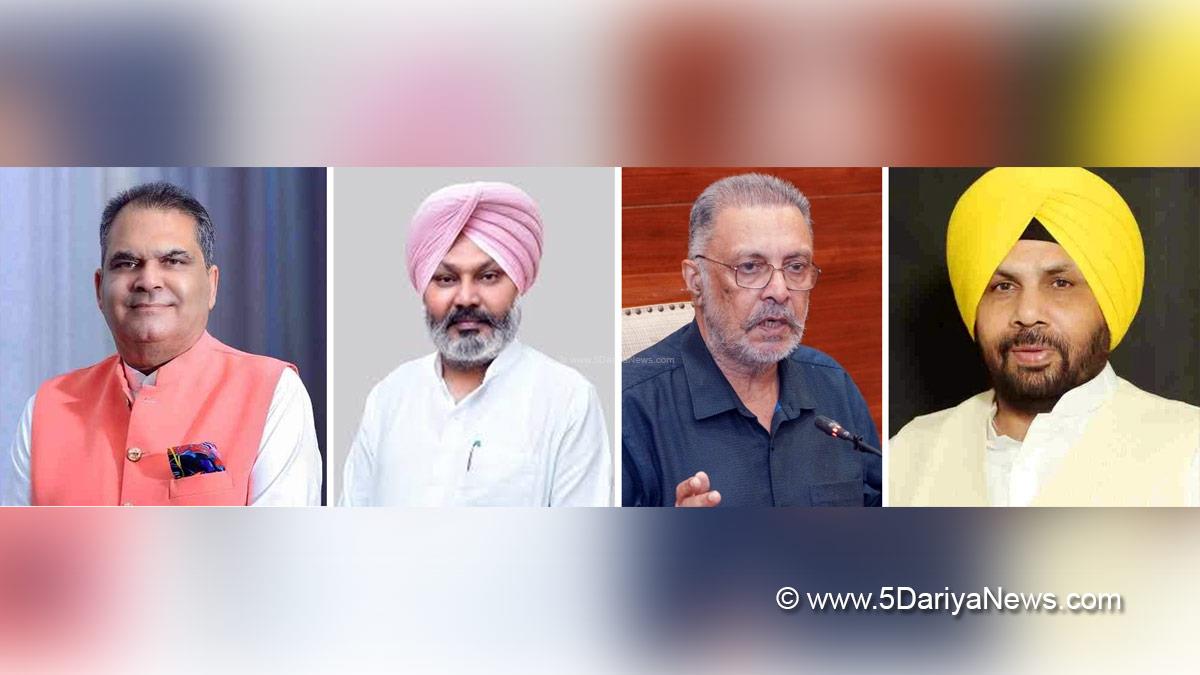 Harpal Singh Cheema, Advocate Harpal Singh Cheema, AAP, Aam Aadmi Party, Aam Aadmi Party Punjab, AAP Punjab, Government of Punjab, Punjab Government, Sanjeev Arora, Dr Balbir Singh, Harbhajan Singh ETO