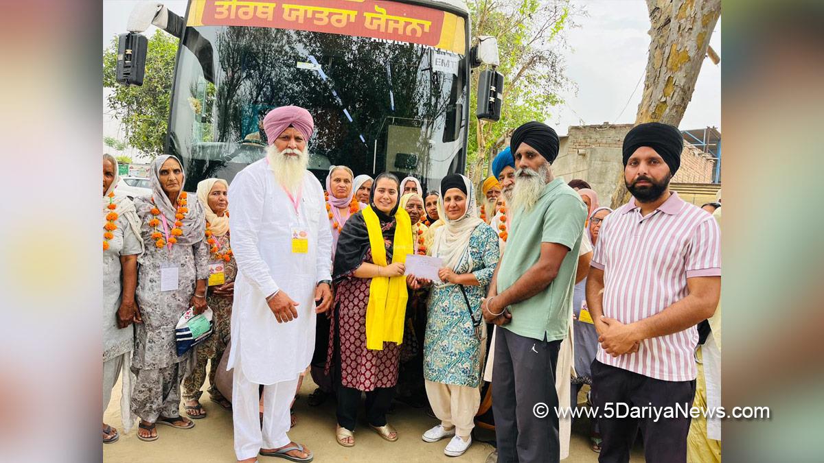 Narinder Kaur Bharaj, AAP Punjab, Mukh Mantri Teerth Yatra, Mukh Mantri Tirth Yatra Scheme