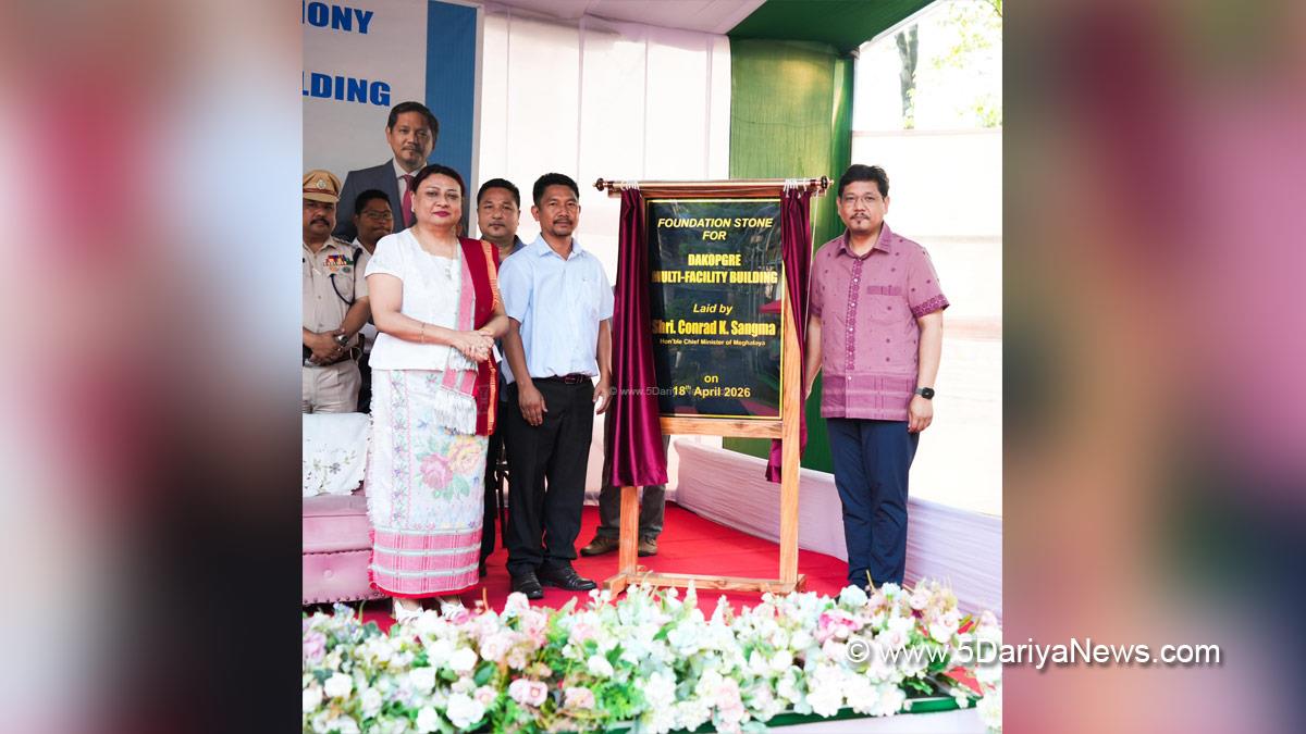 Conrad Kongkal Sangma, Conrad Sangma, Chief Minister of Meghalaya, Meghalaya, National Peoples Party