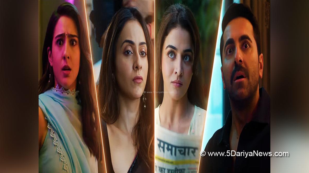 Ayushmann Khurrana, Sara Ali Khan, Wamiqa Gabbi, Rakul Preet Singh, Pati Patni Aur Woh Do, Pati Patni Aur Woh Do Teaser, Bollywood, Bollywood News, Latest Bollywood News