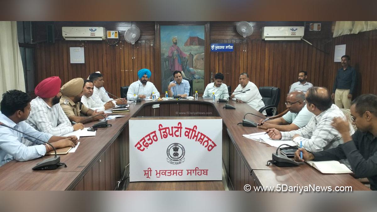 Amit Kumar Panchal, DC Sri Mukatsar Sahib, Sri Mukatsar Sahib, Deputy Commissioner Sri Mukatsar Sahib