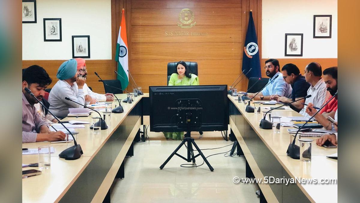 Komal Mittal, DC Mohali, Deputy Commissioner Mohali, SAS Nagar, SAS Nagar Mohali, Mohali, Sahibzada Ajit Singh Nagar