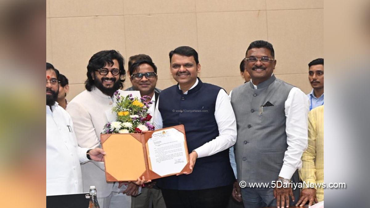 Devendra Fadnavis, BJP, Bharatiya Janata Party, Maharashtra, Chief Minister of Maharashtra, Riteish Deshmukh, Raja Shivaji, Bollywood, Mumbai