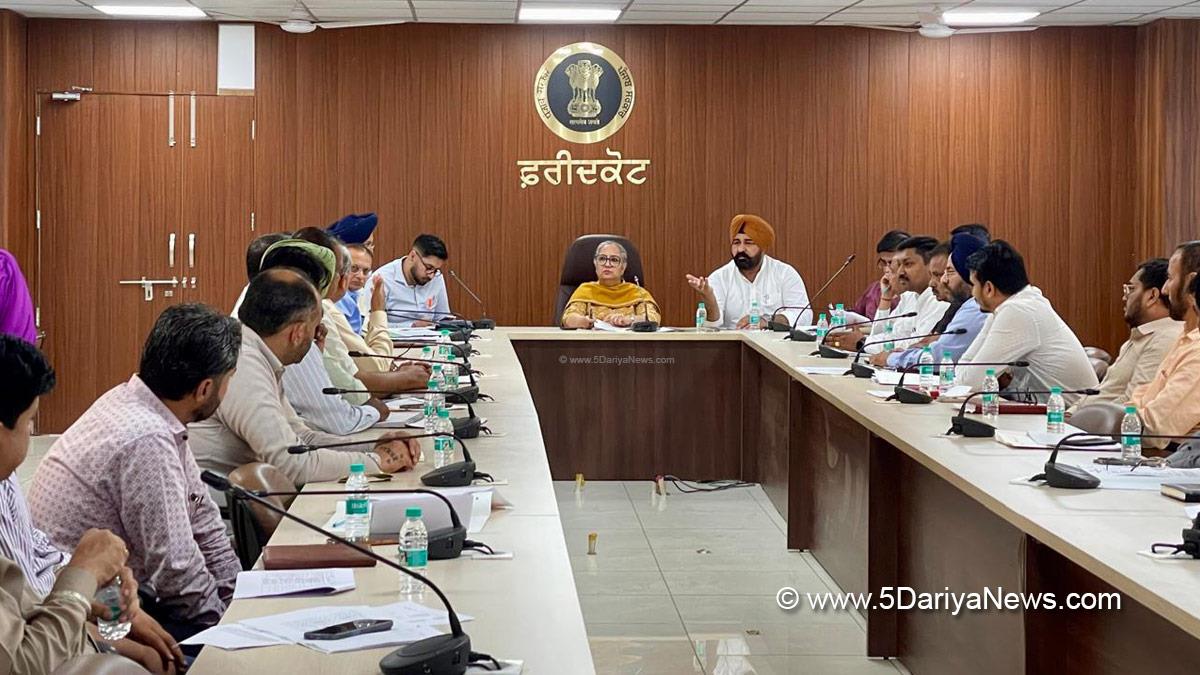PoonamDeep Kaur, DC Faridkot, Deputy Commissioner Faridkot, Faridkot 