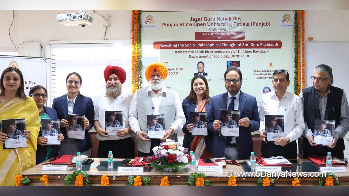 Jagat Guru Nanak Dev Punjab State Open University, JGND PSOU, DR SP Singh Oberoi, Patiala