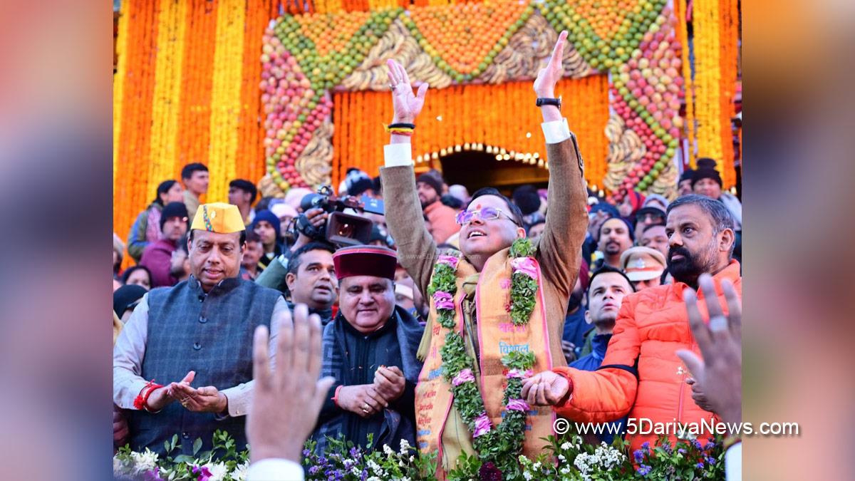 Pushkar Singh Dhami, Chief Minister of Uttarakhand, BJP Uttarakhand, Shri Badrinath Dham, Char Dham Yatra, Chamoli