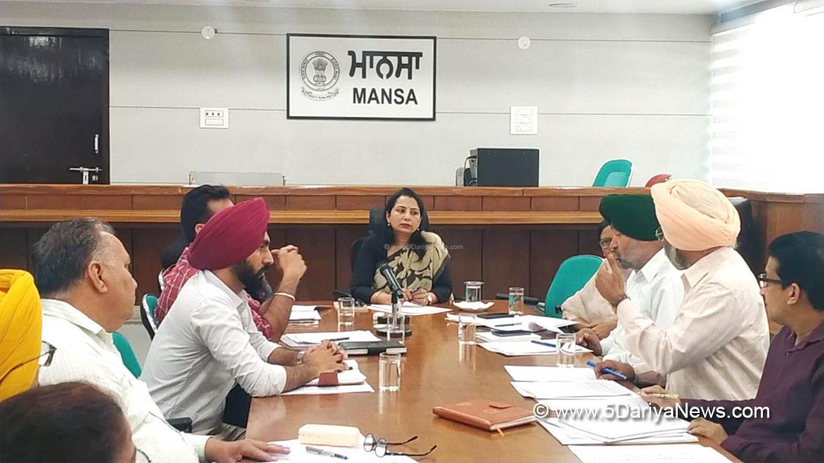 Navjot Kaur, DC Mansa, Deputy Commissioner Mansa, Mansa