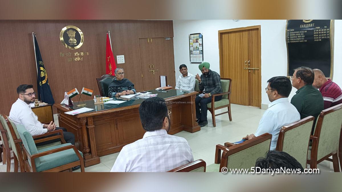 PoonamDeep Kaur, DC Faridkot, Deputy Commissioner Faridkot, Faridkot 