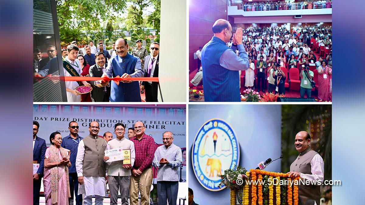 Om Birla, BJP, Bharatiya Janata Party, Lok Sabha Speaker, Kirori Mal College, University of Delhi, Maharaja Agrasen College, Delhi Public School