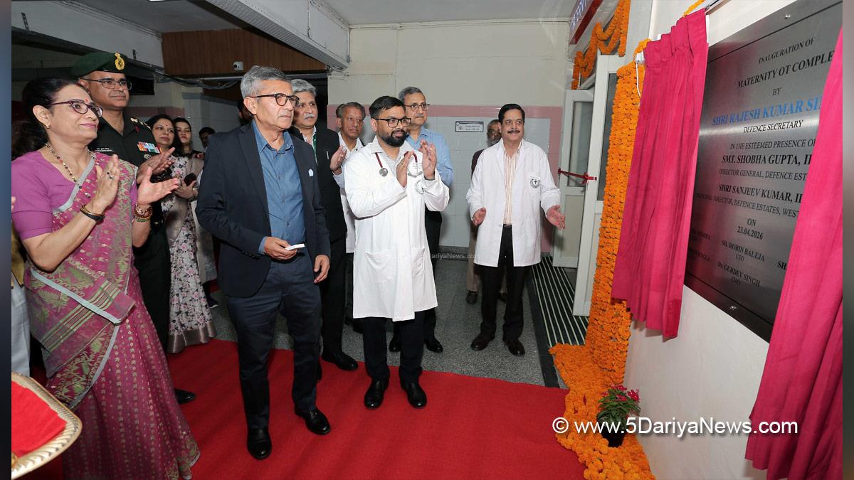 Rajesh Kumar Singh, Defence Secretary, New Delhi