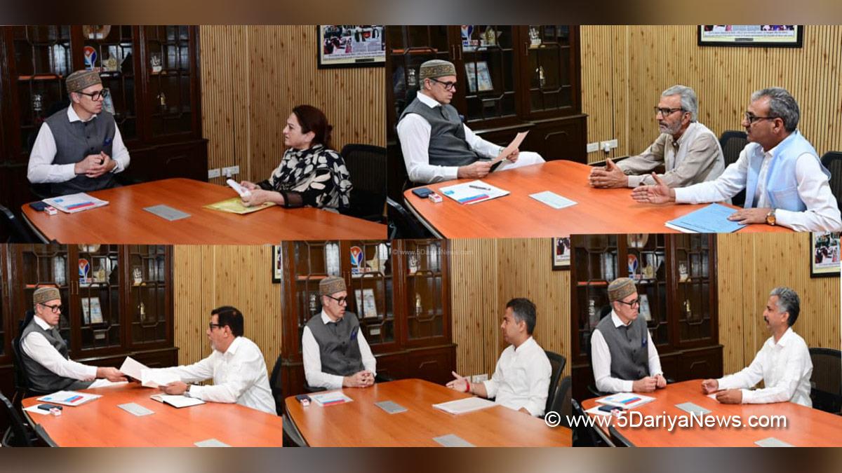 Omar Abdullah, Chief Minister of JK, Jammu and Kashmir National Conference, National Conference, Srinagar, Kashmir, Jammu And Kashmir, Jammu