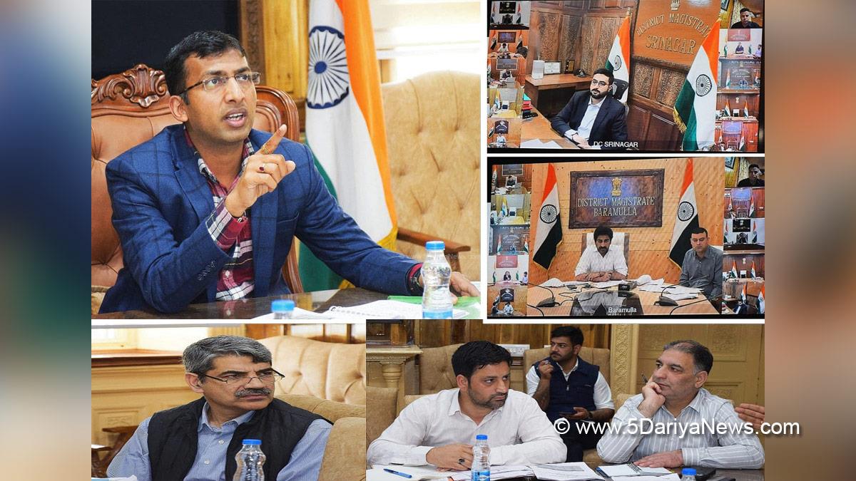 Anshul Garg, Divisional Commissioner Kashmir, Srinagar
