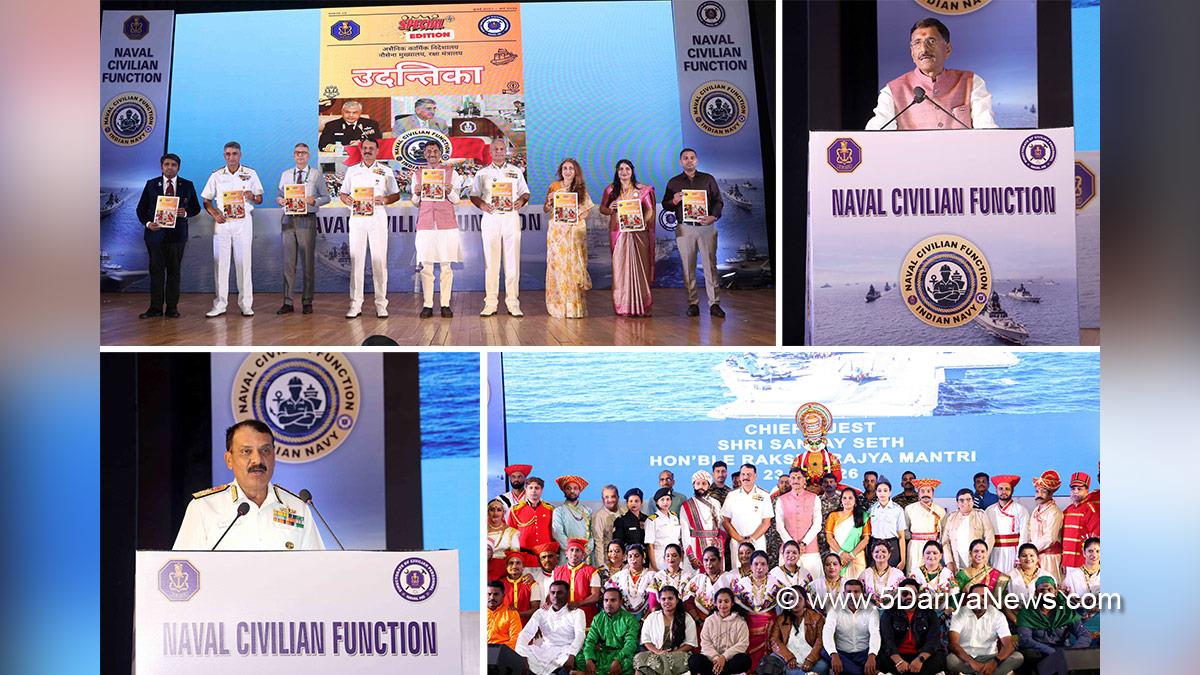 Sanjay Seth, BJP, Bharatiya Janata Party, Military, Indian Navy, Admiral Dinesh K Tripathi, Naval Civilian Function 2026