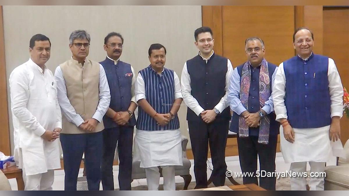 Nitin Nabin, BJP, Bharatiya Janata Party, Raghav Chadha, Ashok Mittal, Sandeep Pathak, New Delhi