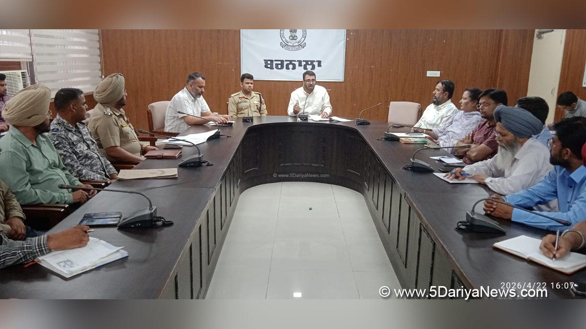 Harpreet Singh, DC Barnala, Deputy Commissioner Barnala, Barnala
