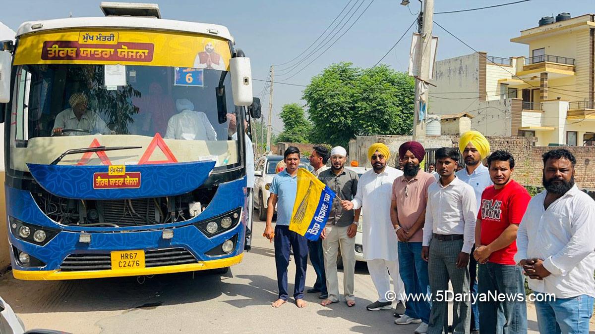 Kuljit Singh Randhawa, AAP Punjab, Mukh Mantri Teerth Yatra, Mukh Mantri Tirth Yatra Scheme, Zirakpur