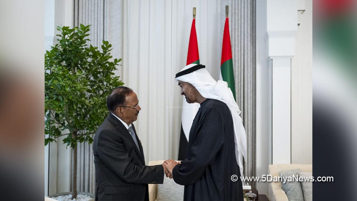 Ajit Doval, National Security Advisor, NSA, Sheikh Mohamed bin Zayed Al Nahyan