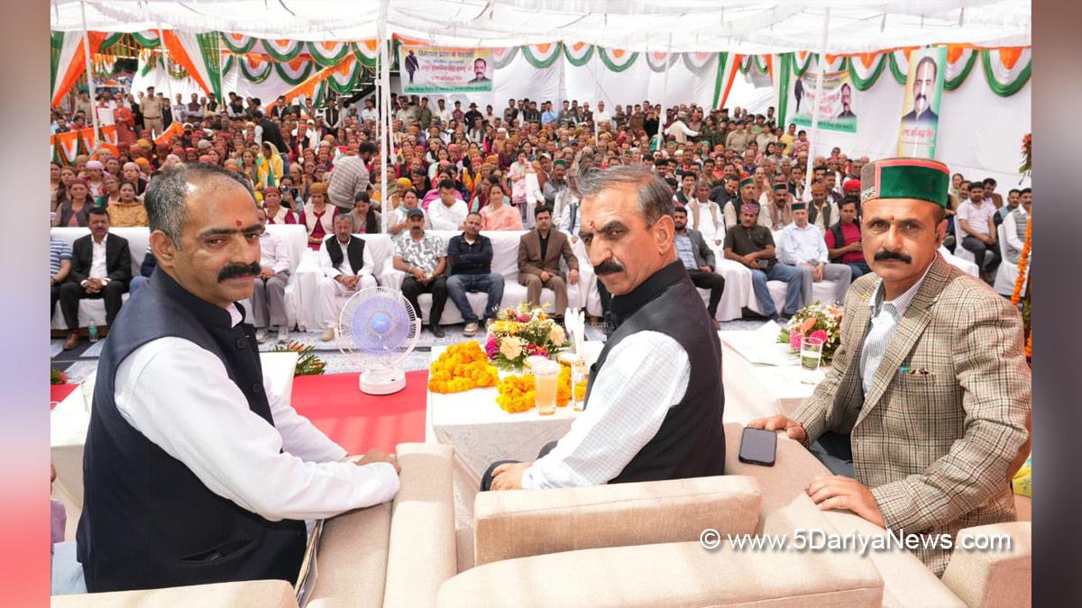 Sukhvinder Singh Sukhu, Thakur Sukhvinder Singh Sukhu, Himachal Congress, Shimla, Chief Minister of Himachal Pradesh, Anirudh Singh