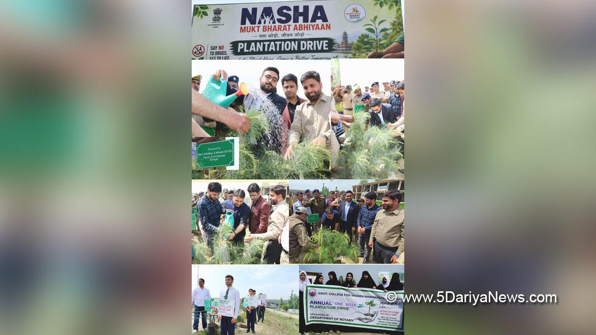Akshay Labroo, Srinagar, Deputy Commissioner Srinagar, Nasha Mukt Jammu and Kashmir Abhiyan
