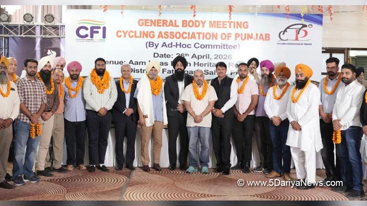 Charanjit Singh Dhaliwal, Cycling Association of Punjab, CAP, Fatehgarh Sahib