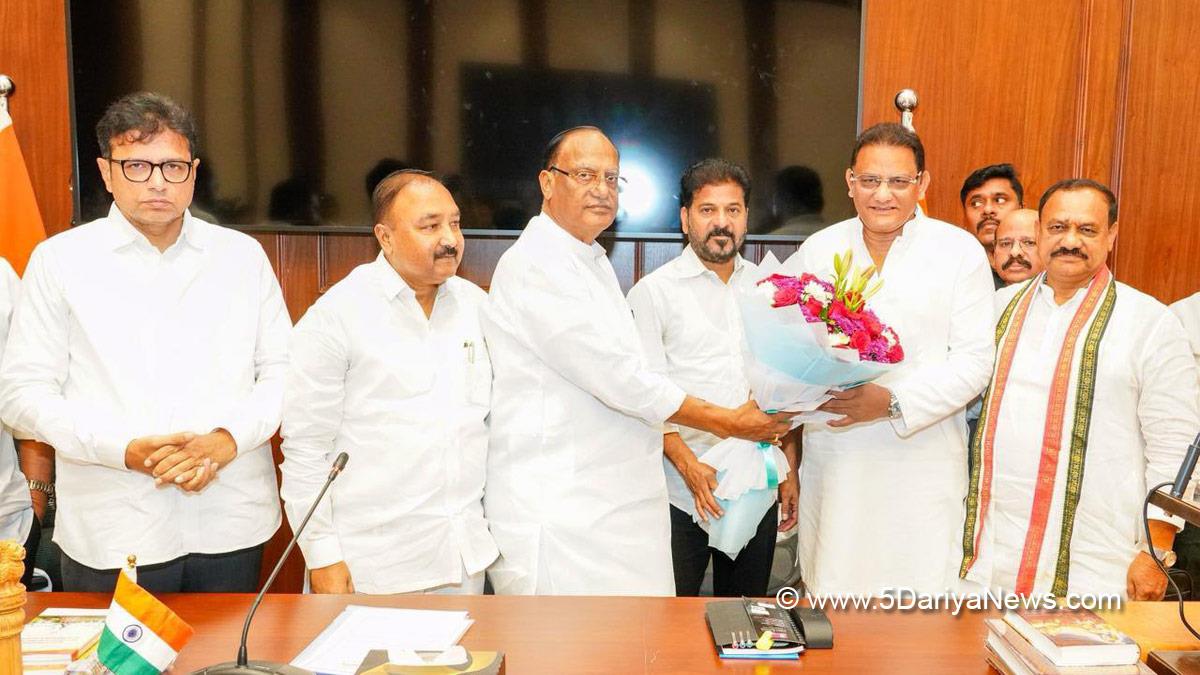 A Revanth Reddy, Anumula Revanth Reddy, Revanth Reddy, Telangana, Chief Minister of Telangana, Indian National Congress, Congress, Mohammad Azharuddin