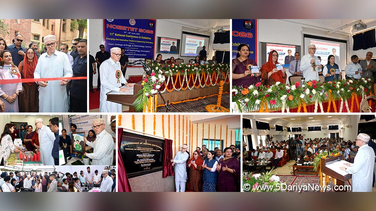 Omar Abdullah, Chief Minister of JK, Jammu and Kashmir National Conference, National Conference, Sakeena Itoo, GCET Jammu, Jammu
