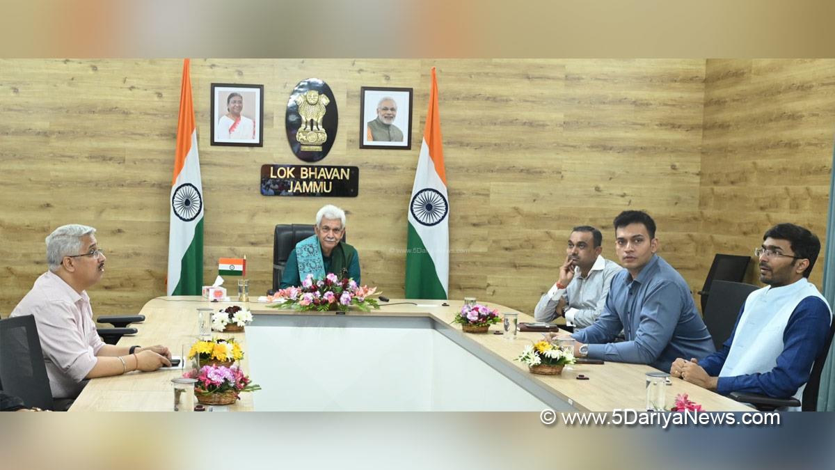 Manoj Sinha, Lieutenant Governor JK, Rakesh Minhas, Dr Rakesh Minhas, DC Jammu, Jammu, Deputy Commissioner Jammu, Ramesh Kumar