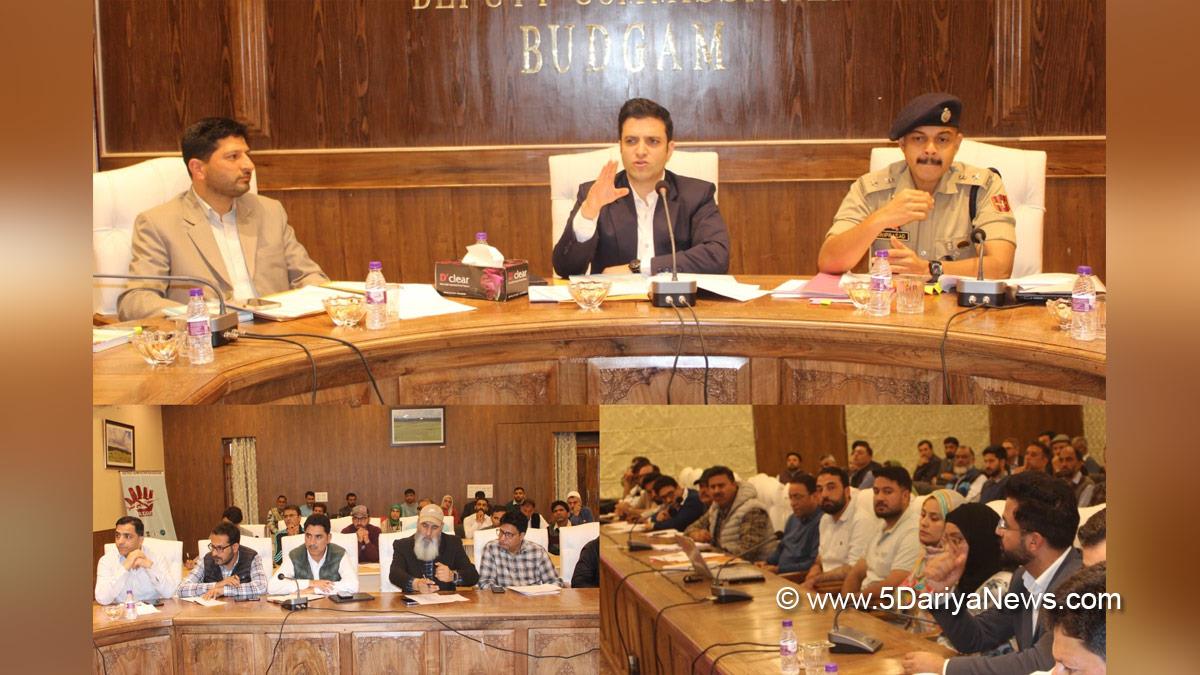 Athar Aamir Khan, Budgam, Deputy Commissioner Budgam, DC Budgam, Hariprasad KK, SSP Budgam