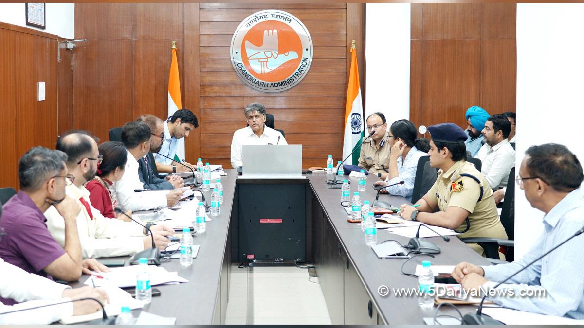 Manish Tewari, Congress, Indian National Congress, Nishant Kumar Yadav, Deputy Commissioner Chandigarh, DC Chandigarh