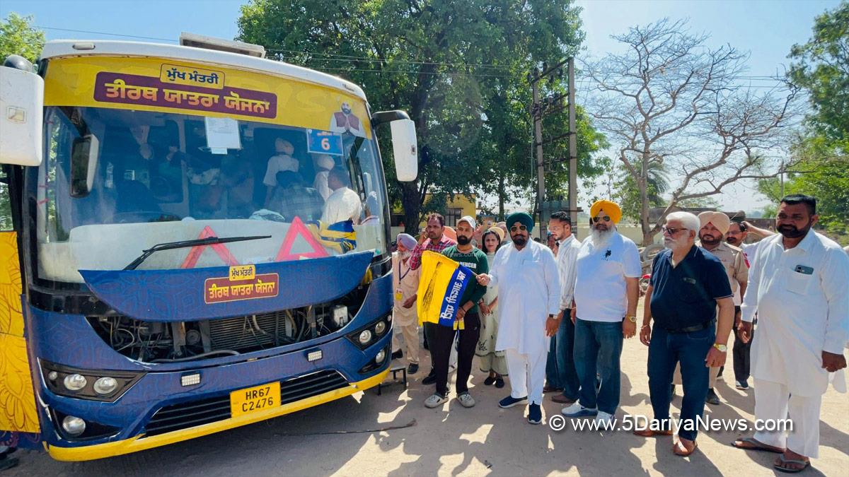 Kuljit Singh Randhawa, AAP Punjab, Dera Bassi, Mukh Mantri Teerth Yatra, Mukh Mantri Tirth Yatra Scheme