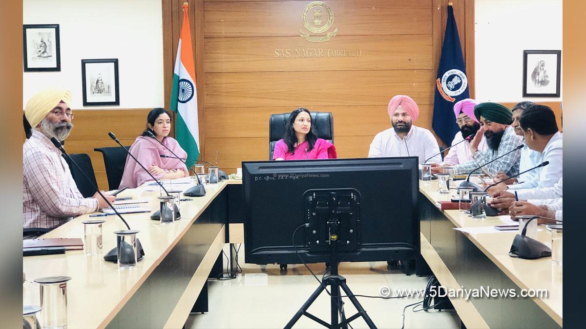 Komal Mittal, DC Mohali, Deputy Commissioner Mohali, SAS Nagar, SAS Nagar Mohali, Mohali, Sahibzada Ajit Singh Nagar