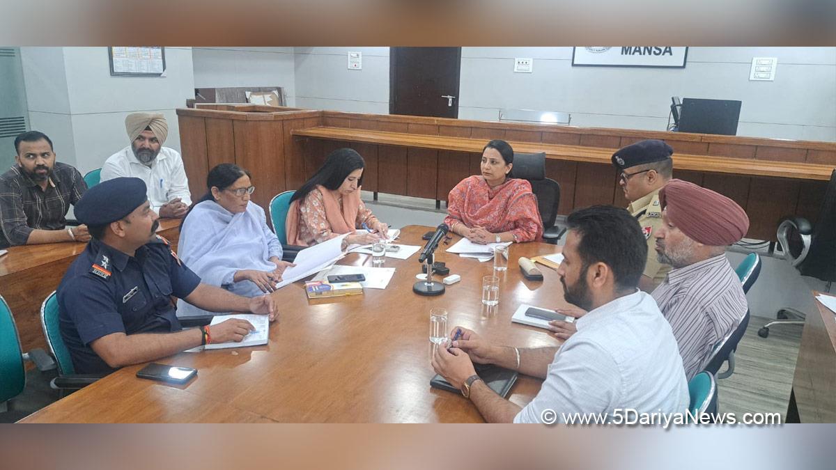Navjot Kaur, DC Mansa, Deputy Commissioner Mansa, Mansa