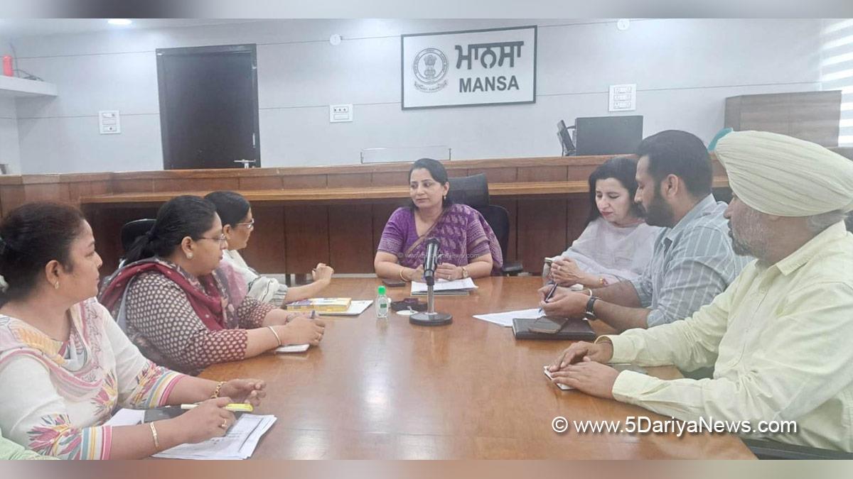 Navjot Kaur, DC Mansa, Deputy Commissioner Mansa, Mansa