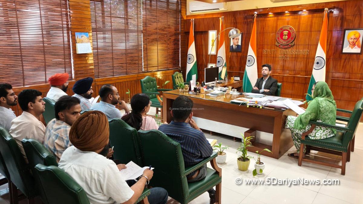 Sagar Setia, DC Moga, Deputy Commissioner Moga, Moga