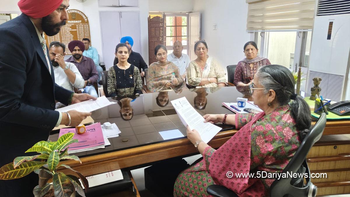PoonamDeep Kaur, DC Faridkot, Deputy Commissioner Faridkot, Faridkot 