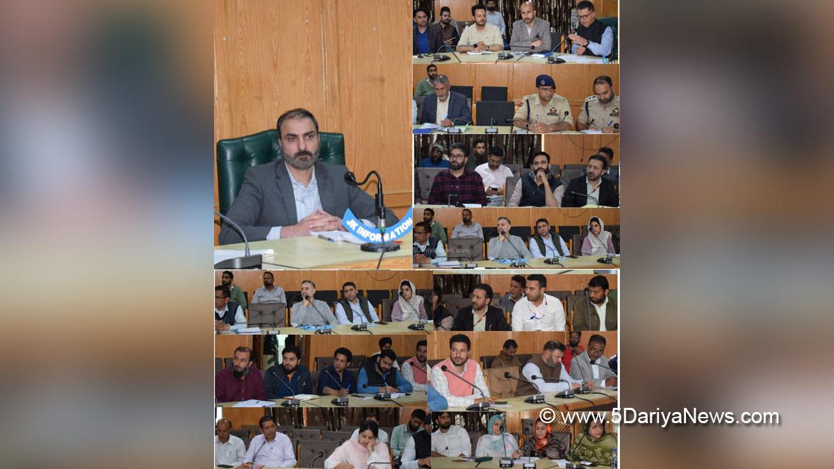 Dr Basharat Qayoom, Pulwama, Deputy Commissioner Pulwama