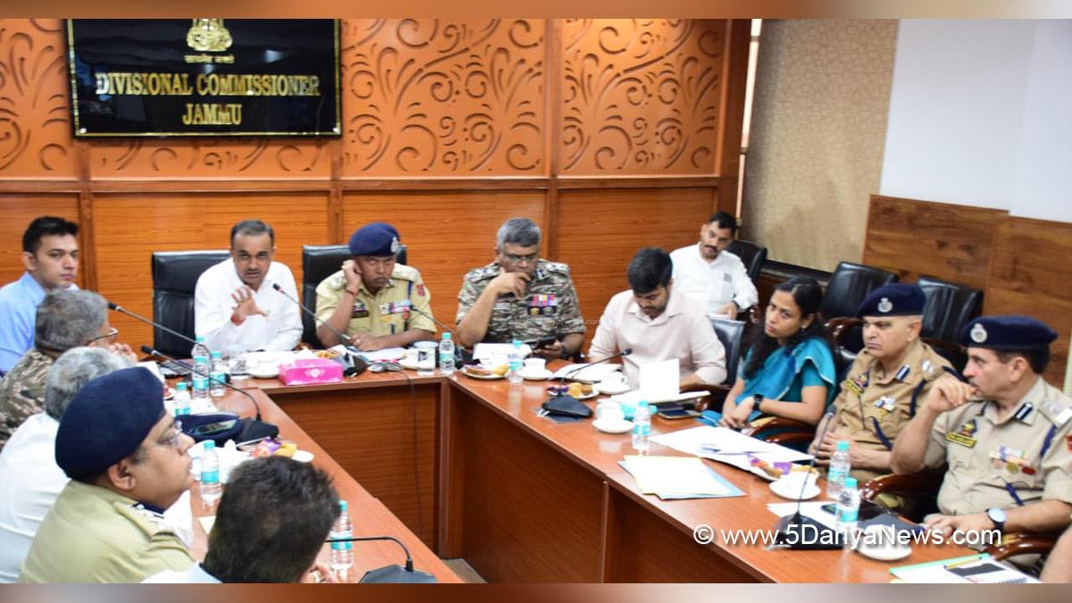Ramesh Kumar, Rakesh Minhas, Dr Rakesh Minhas, DC Jammu, Jammu, Deputy Commissioner Jammu, Bhim Sen Tuti, IGP Jammu, Dr Devansh Yadav, Shri Amarnathji Yatra 2026, SANJY 2026