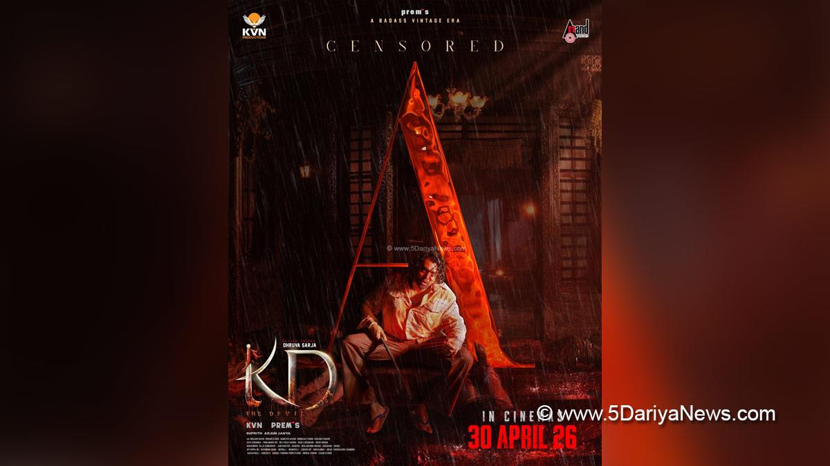 Dhruva Sarja, KD The Devil, Tollywood, Tollywood News, Latest Tollywood News, Chennai