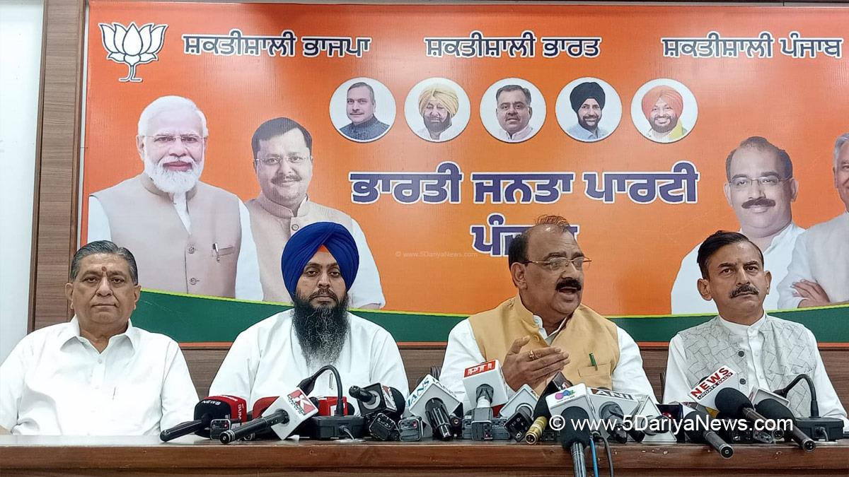Ashwani Sharma, BJP Punjab, Vineet Joshi