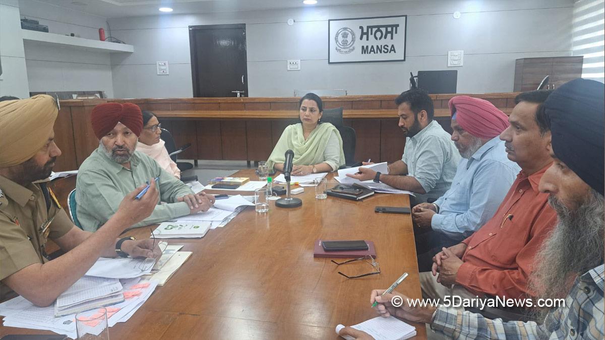 Navjot Kaur, DC Mansa, Deputy Commissioner Mansa, Mansa