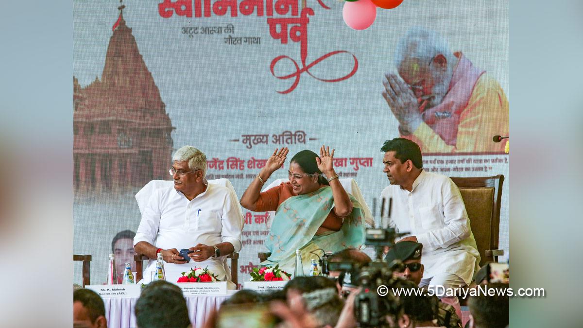 Rekha Gupta, BJP Delhi, Chief Minister of Delhi, Delhi CM, New Delhi, Kapil Mishra, Gajendra Singh Shekhawat, Bharatiya Janata Party, BJP