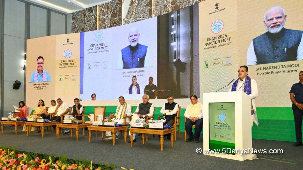 Bhajan Lal Sharma, BJP Rajasthan, Chief Minister Of Rajasthan, Jaipur, Global Rajasthan Agritech Meet 2026, GRAM 2026