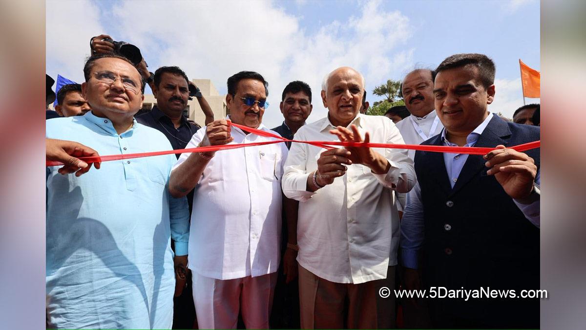 Bhupendra Patel, Chief Minister of Gujarat BJP Gujarat, Gandhinagar, Gujarat, CR Paatil, Chandrakant Raghunath Paatil, Bharatiya Janata Party, BJP, Vibrant Gujarat Regional Conference, Surat