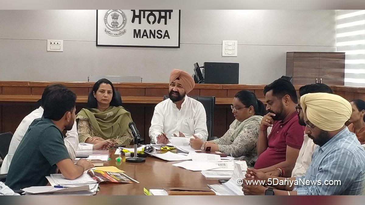 Gurpreet Singh Banawali, AAP Punjab, Navjot Kaur, DC Mansa, Deputy Commissioner Mansa, Mansa