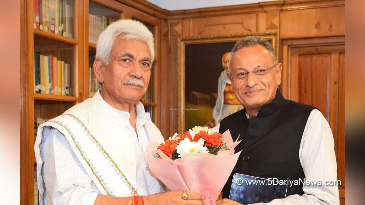 Manoj Sinha, Lieutenant Governor JK, Srinagar, Sanjay Seth