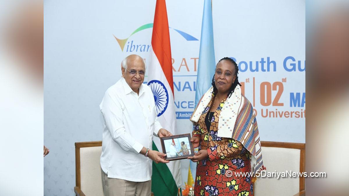 Bhupendra Patel, Chief Minister of Gujarat BJP Gujarat, Surat, Gujarat, Jacqueline Mukangira